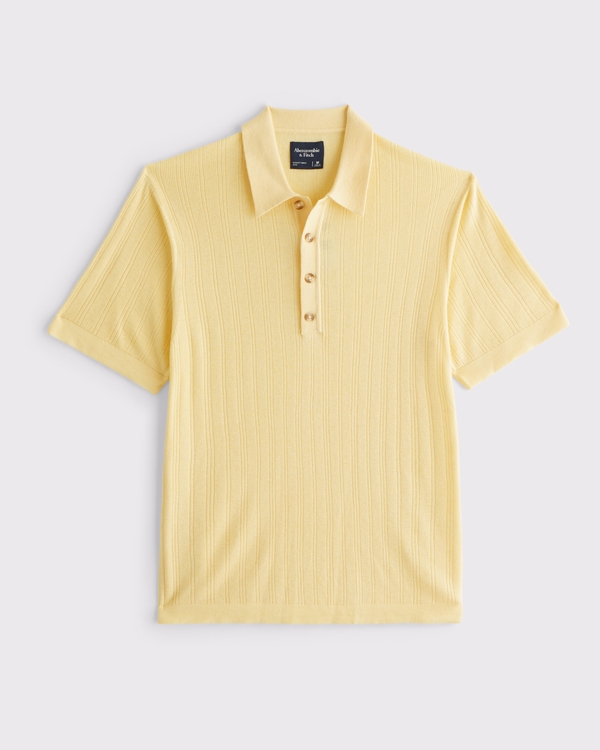 4-Button Sweater Polo