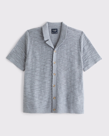 100% Cotton Knit Button-Through Polo from Abercrombie & Fitch - $75