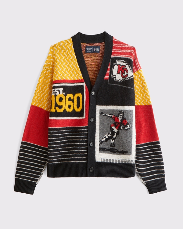Kansas City Chiefs Patchwork Cardigan