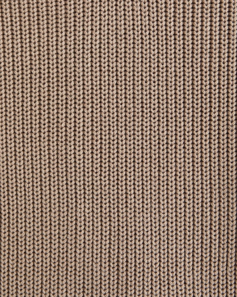 100% Cotton Rib V-Neck Sweater - thumbnail 3