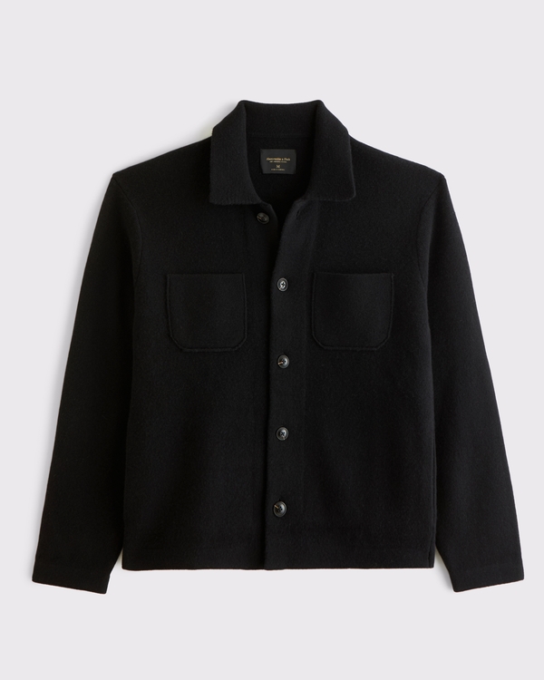 Men's 100% Merino Wool Shirt Jacket | Men's New Arrivals