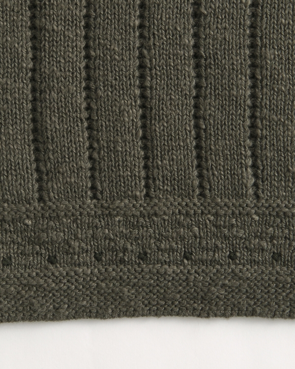 100% Cotton Button-Through Sweater Polo