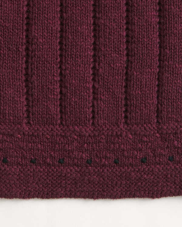 100% Cotton Button-Through Sweater Polo