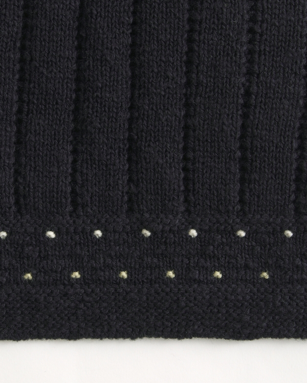 100% Cotton Button-Through Sweater Polo