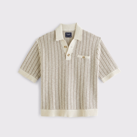 Мужские свитеры Abercrombie & Fitch 2-Button Sweater Polo