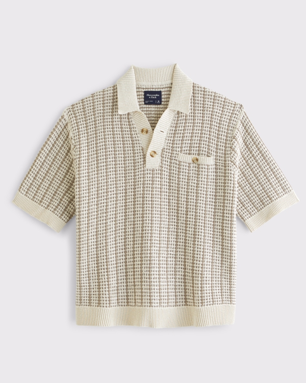 2-Button Sweater Polo