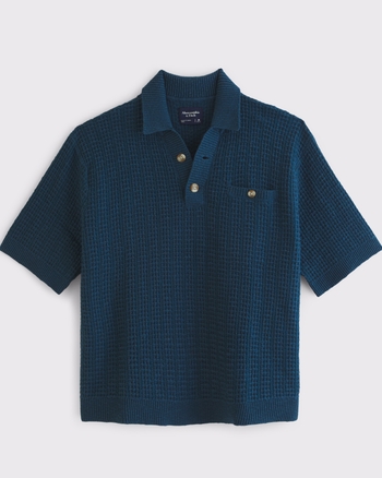 2-Button Sweater Polo from Abercrombie & Fitch - $49.99