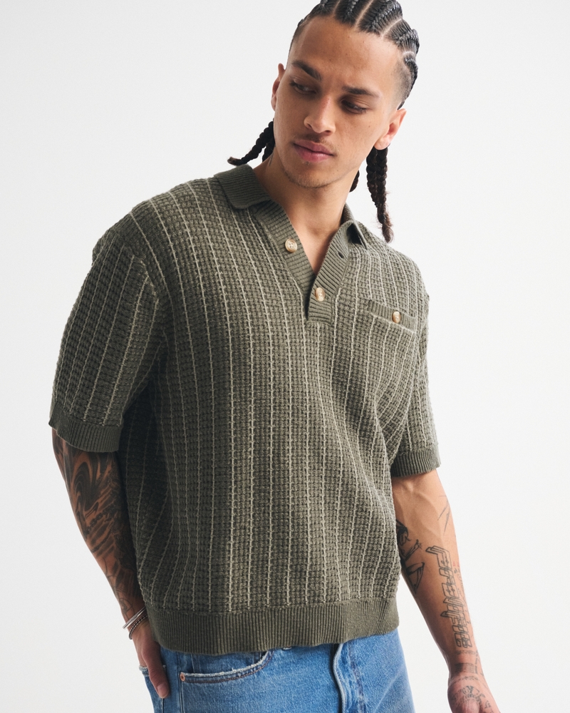 Long-Sleeve Rugby Polo