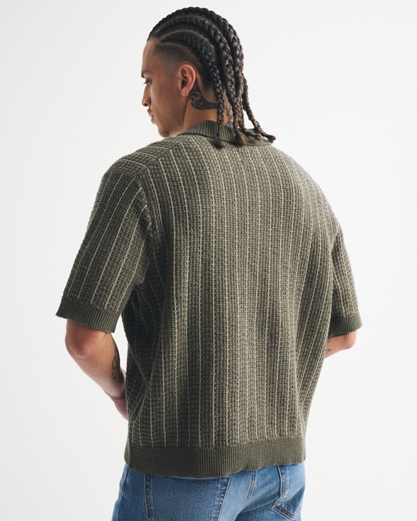 2-Button Sweater Polo