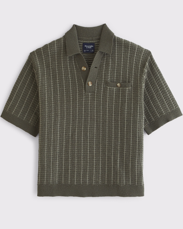 2-Button Sweater Polo