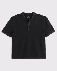 Camiseta estilo suéter henley