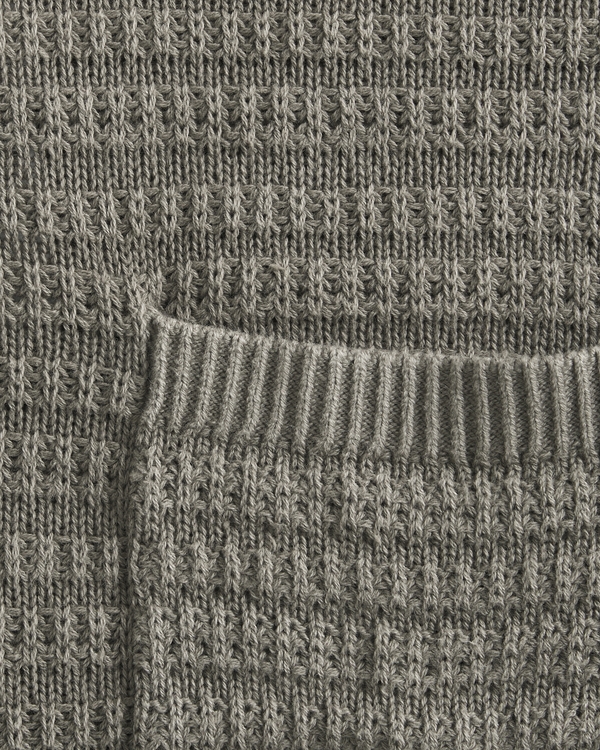 100% Cotton Pocket Crew Sweater