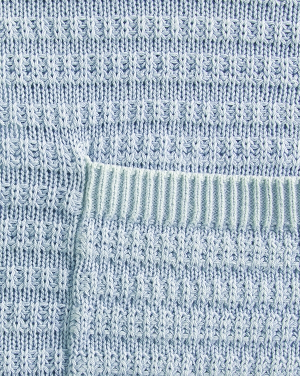 100% Cotton Pocket Crew Sweater