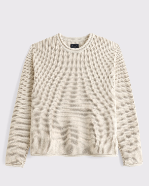 100% Cotton Rollneck Crew Sweater
