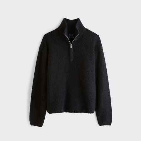 Мужские свитеры Abercrombie & Fitch Boucle Quarter-Zip Sweater