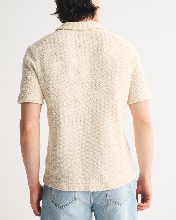 3-Button Sweater Polo