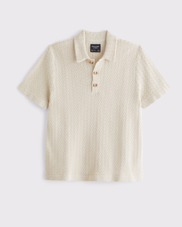 3-Button Sweater Polo