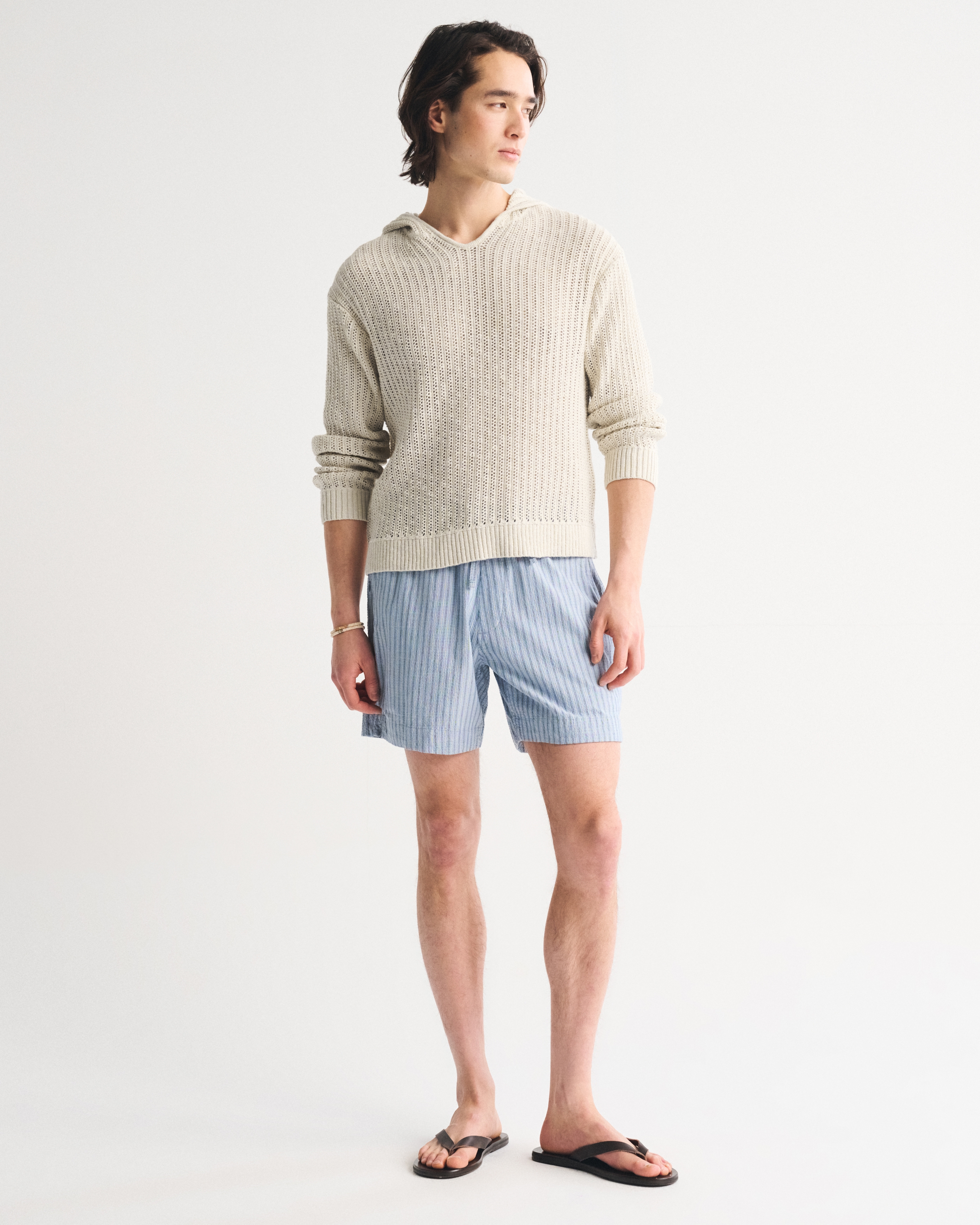 Мужские худи Abercrombie & Fitch Cotton Crochet-Style Popover — фото 3