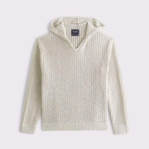Мужские худи Abercrombie & Fitch Cotton Crochet-Style Popover