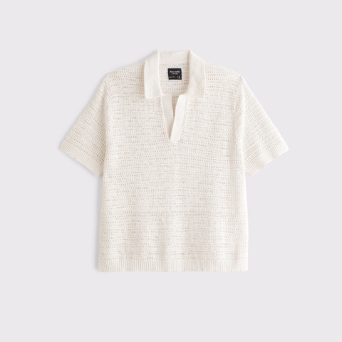 Мужские свитеры Abercrombie & Fitch Boxy Johnny Collar Sweater Polo