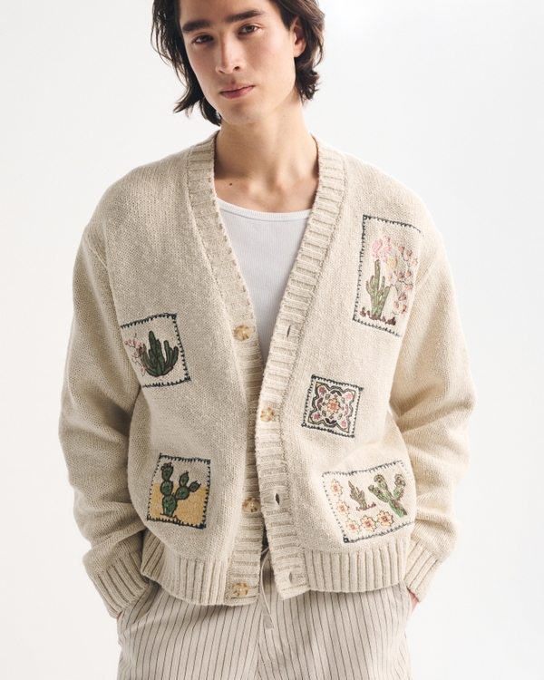 Western Graphic Cardigan