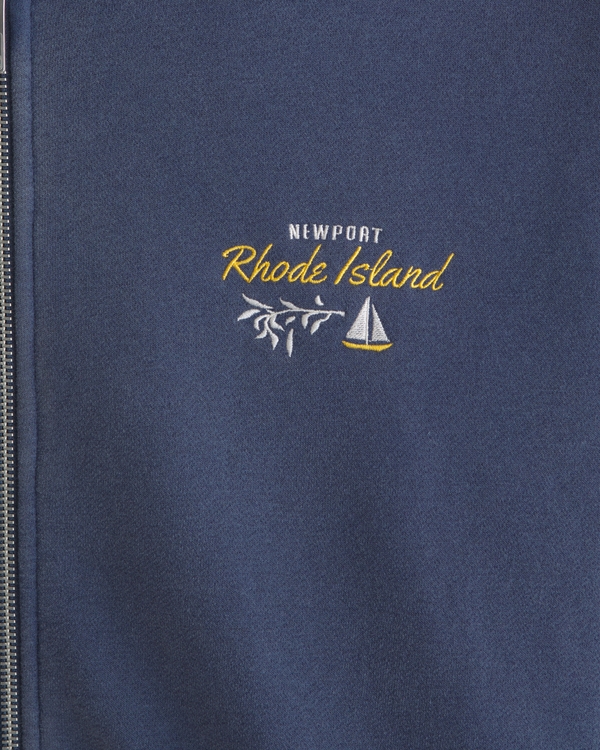 Rhode Island Full-Zip Hoodie