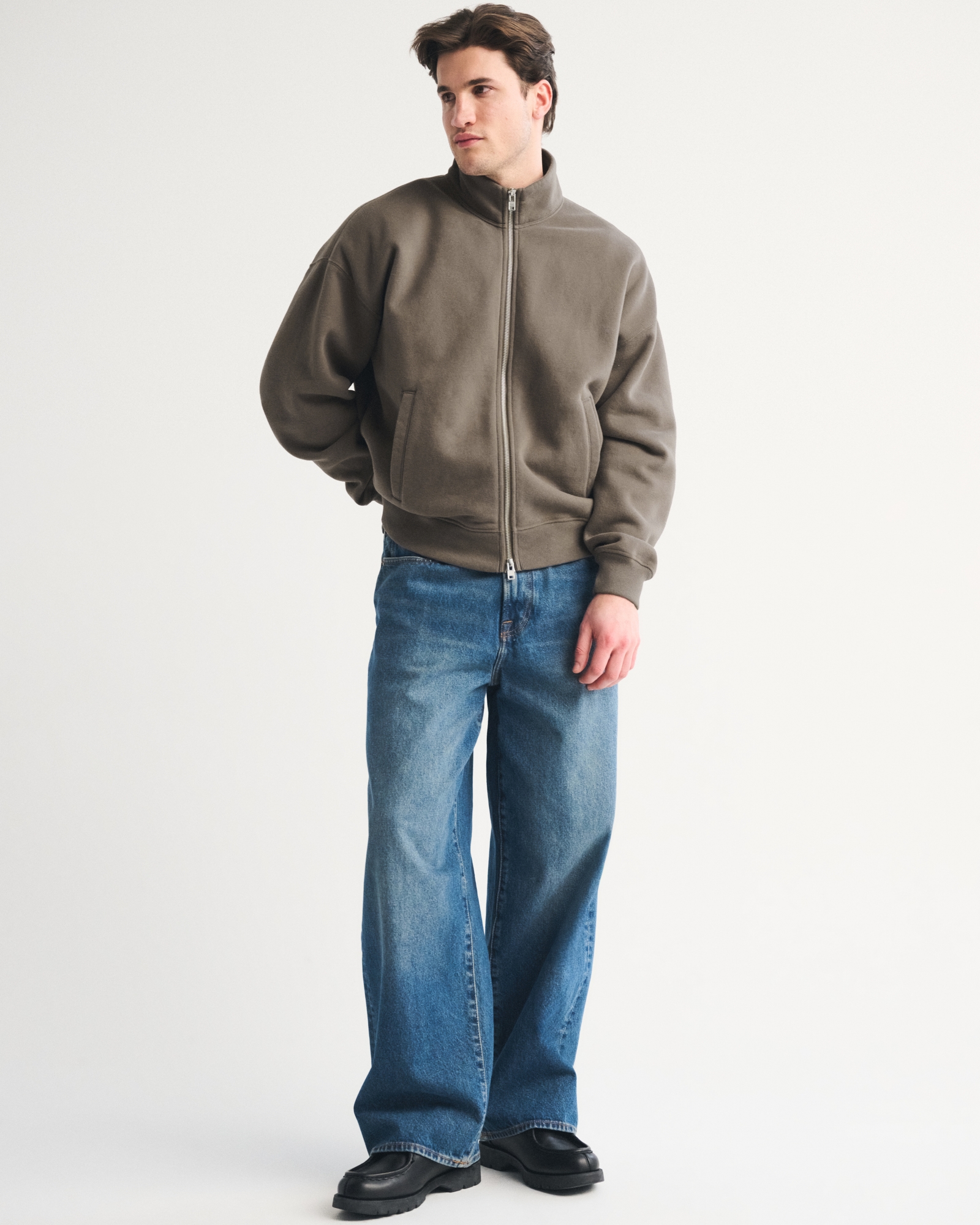 Essential Mockneck Full-Zip