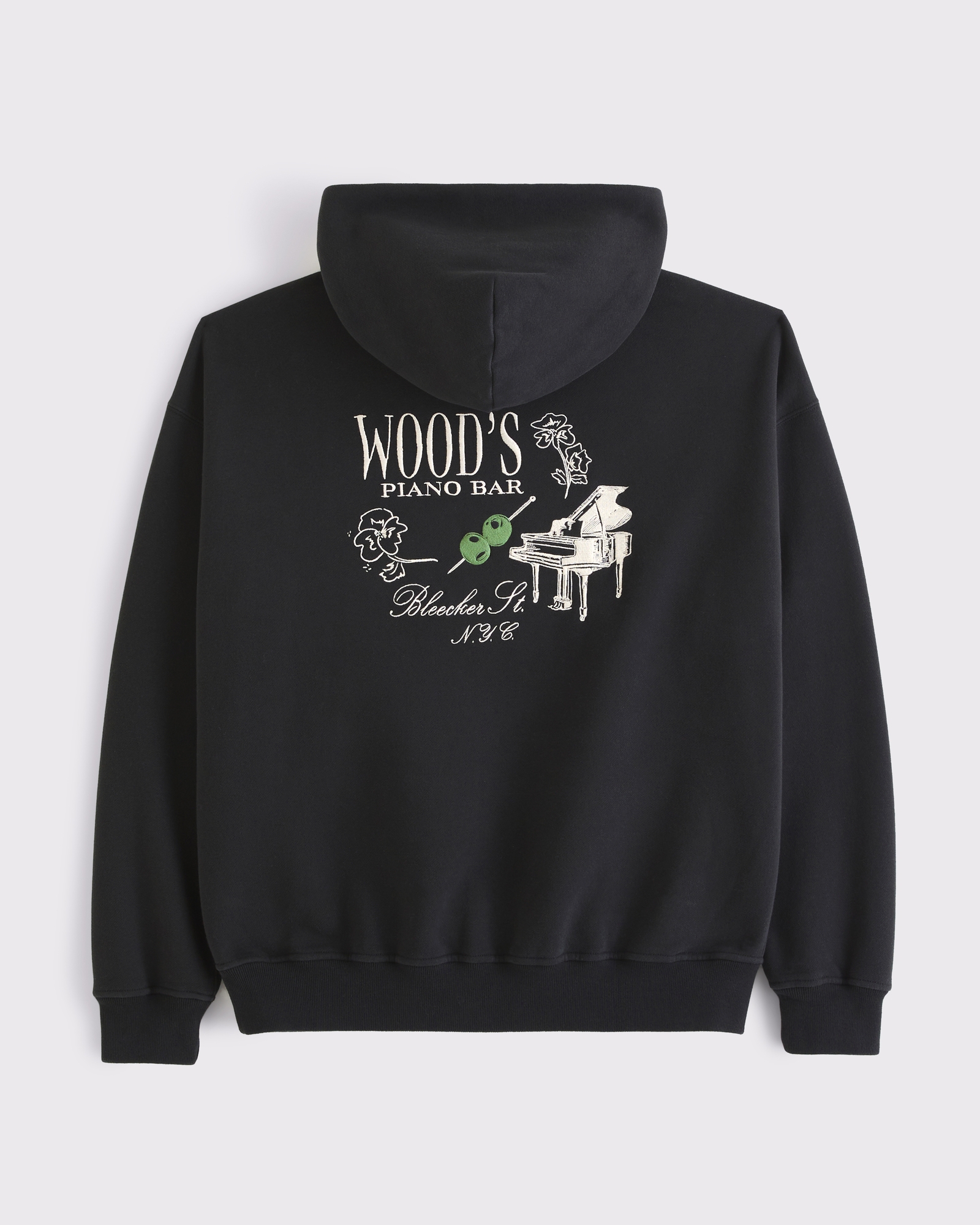 Chicago Bar Graphic Popover Hoodie