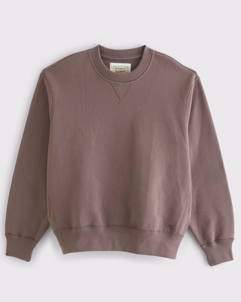 Heritage Heavyweight Crew Sweatshirt from Abercrombie & Fitch - $49.99