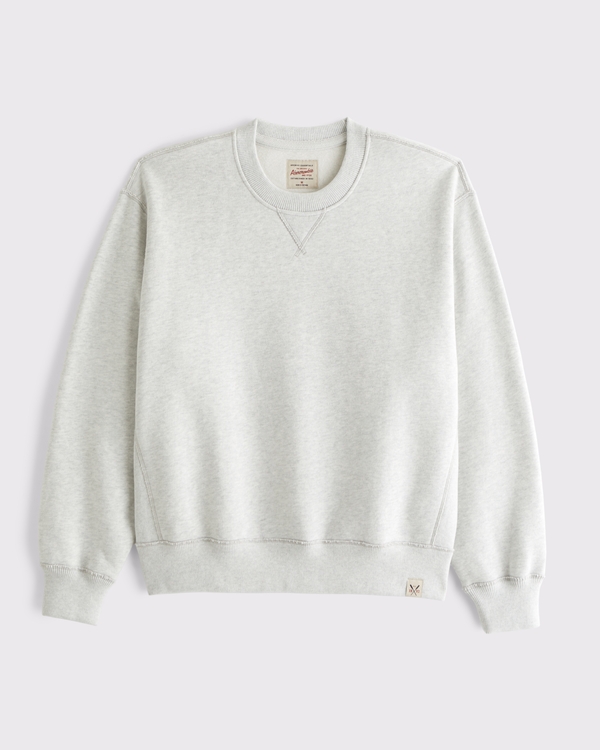 Heritage Heavyweight Crew Sweatshirt, Heather Gray view 1