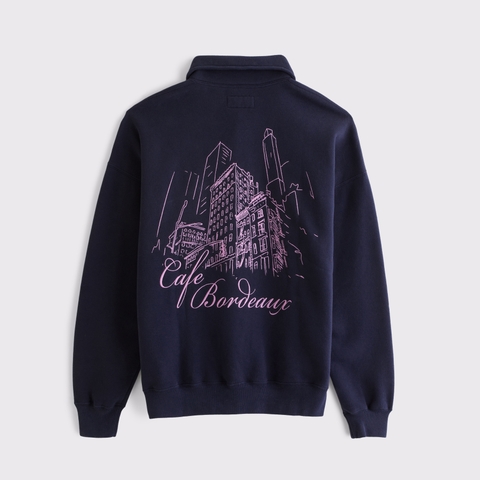 Мужские худи Abercrombie & Fitch Café-Inspired Graphic Popover