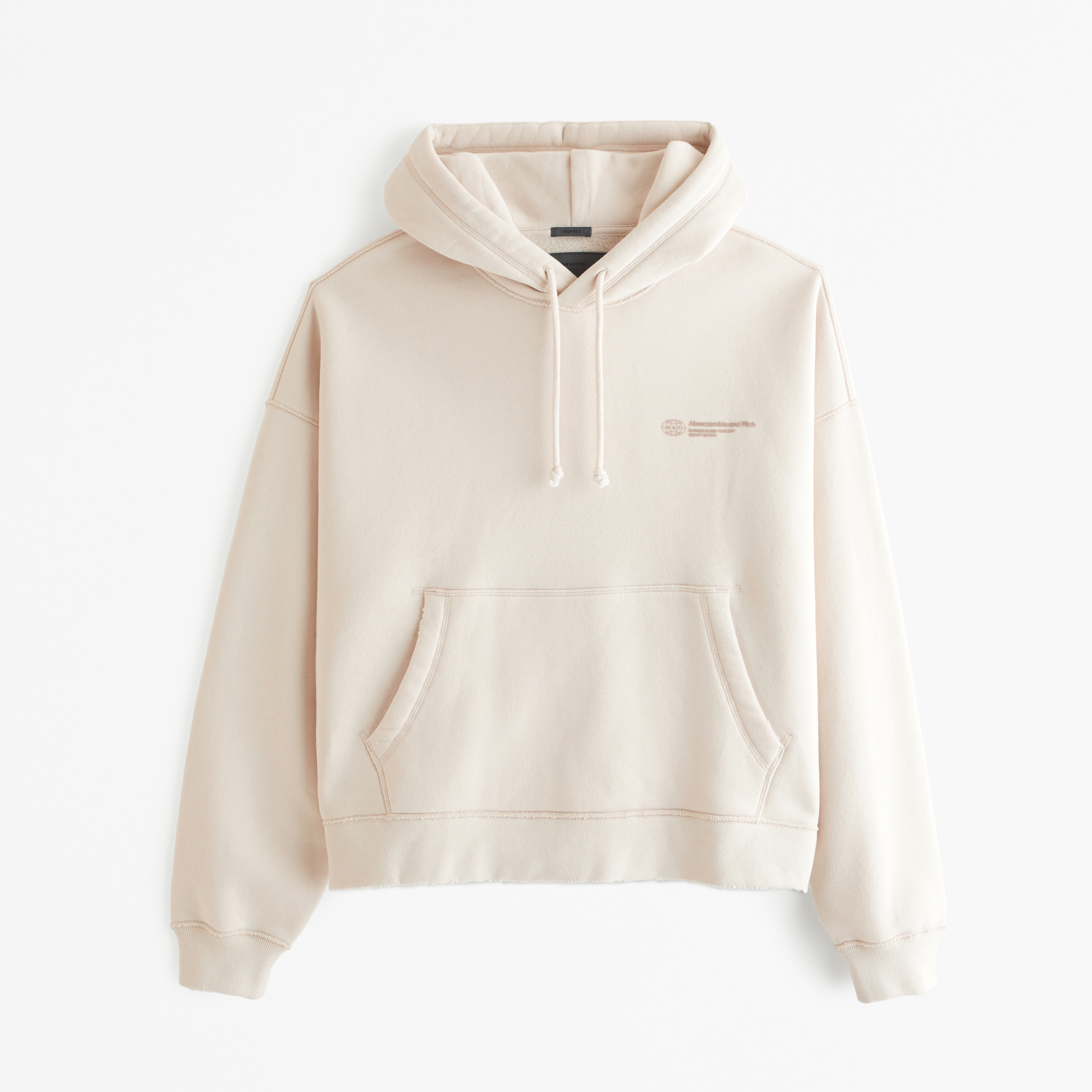 Abercrombie cropped hot sale hoodie