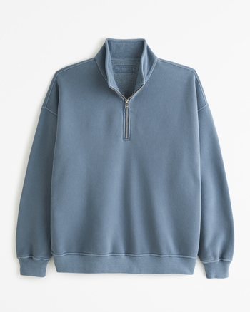 Men's Essential Half-Zip Sweatshirt | Men's Tops | Abercrombie.com