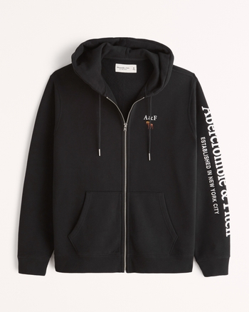 Abercrombie and fitch zip hoodie on sale