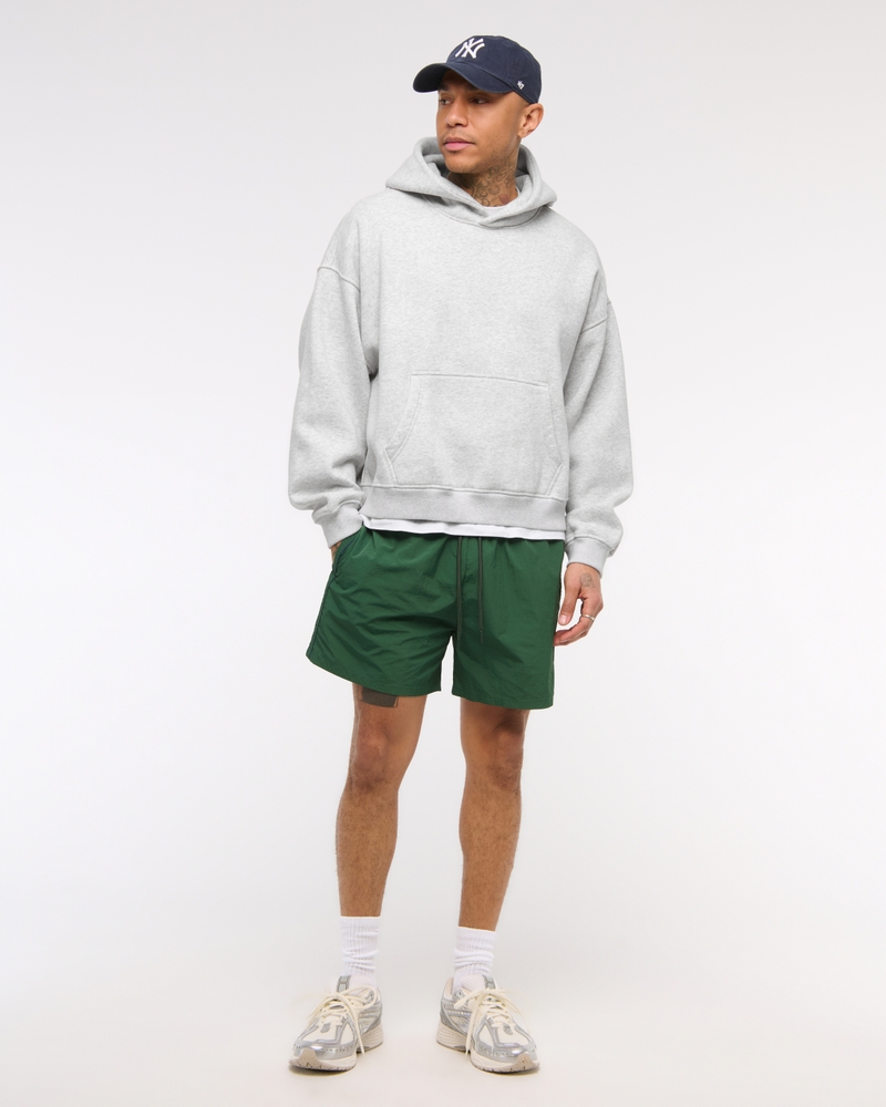 Cropped Essential Popover Hoodie