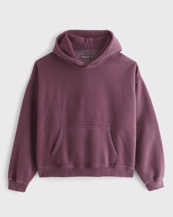 Abercrombie & Fitch, Cropped Essential Popover Hoodie