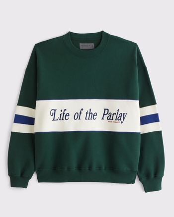【GRAVER】25SS★ SPORTY GRAR Collar Sweatshirt A.C.E. Crew Sweatshirt Heather Grey