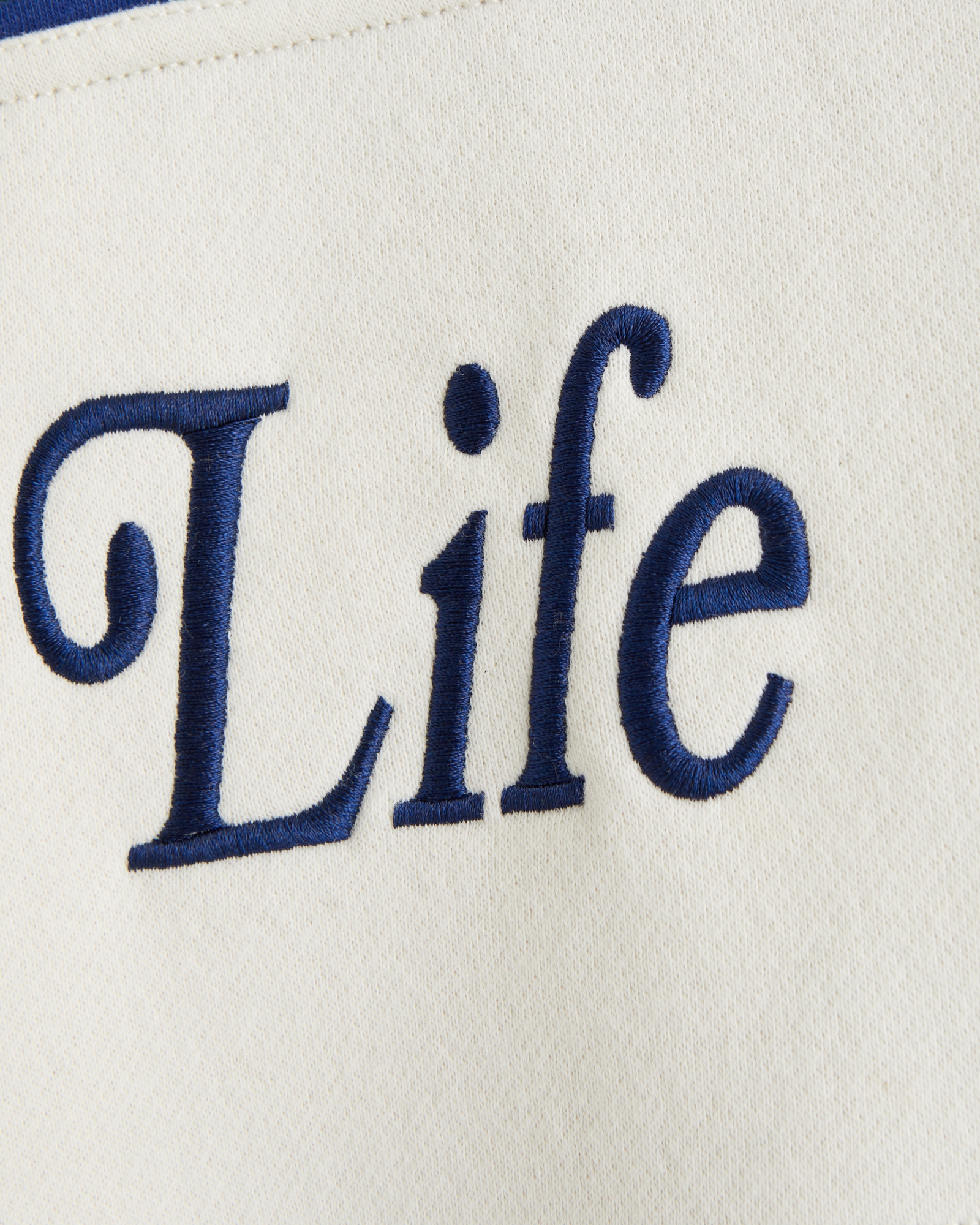 Sporty Graphic Crew Sweatshirt