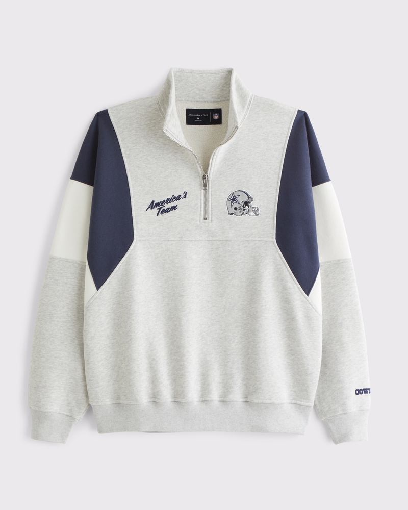 Men's Dallas Cowboys Half-Zip Sweatshirt Men's Clearance