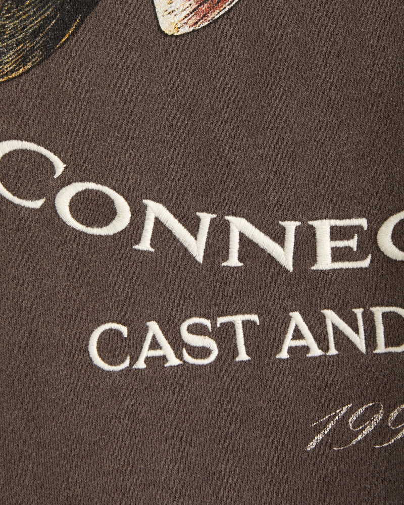 Fishing Graphic Crew Sweatshirt