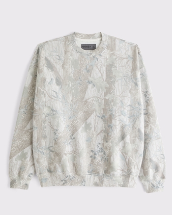 Essence- Men's Crew Neck Sweatshirt in Pistachio