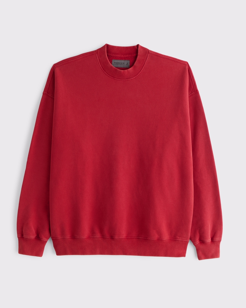 ★Abercrombie & Fitch★エッセンシャル クルー スウェット Men's Cropped Essential Crew Sweatshirt | Men's Clearance
