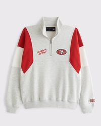 San Francisco 49ers Half-Zip Sweatshirt