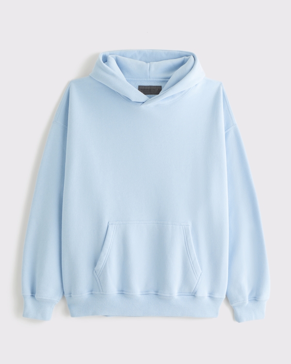 Essential Popover Hoodie, Light Blue view 1
