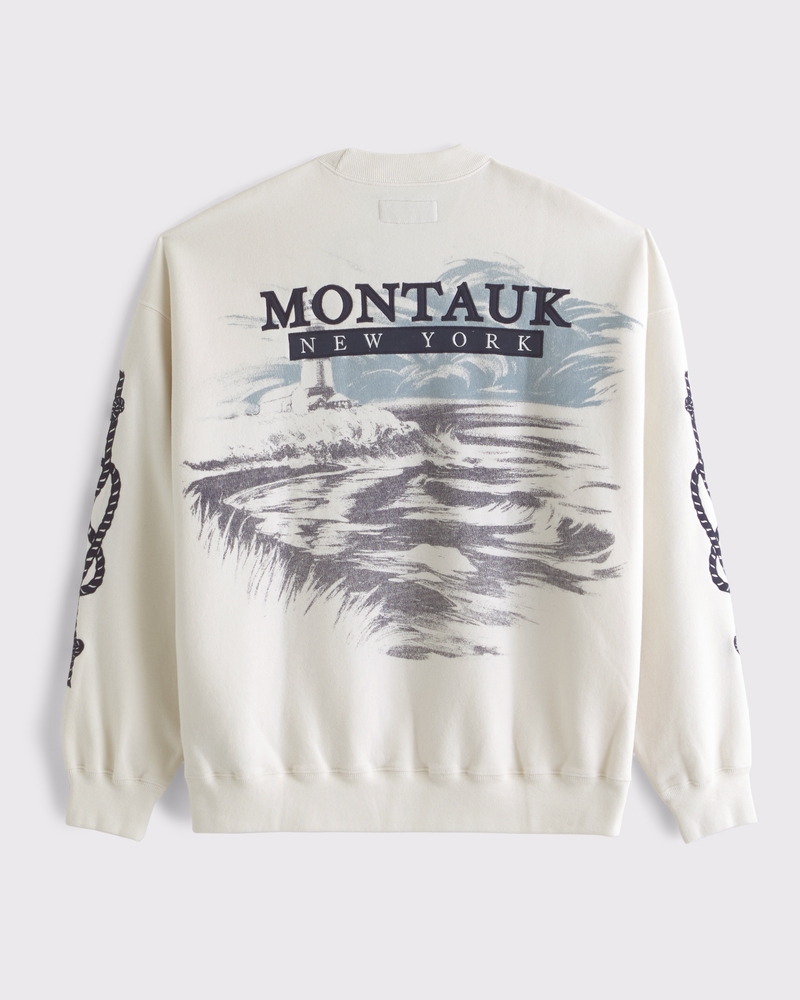 Montauk Graphic Crew Sweatshirt