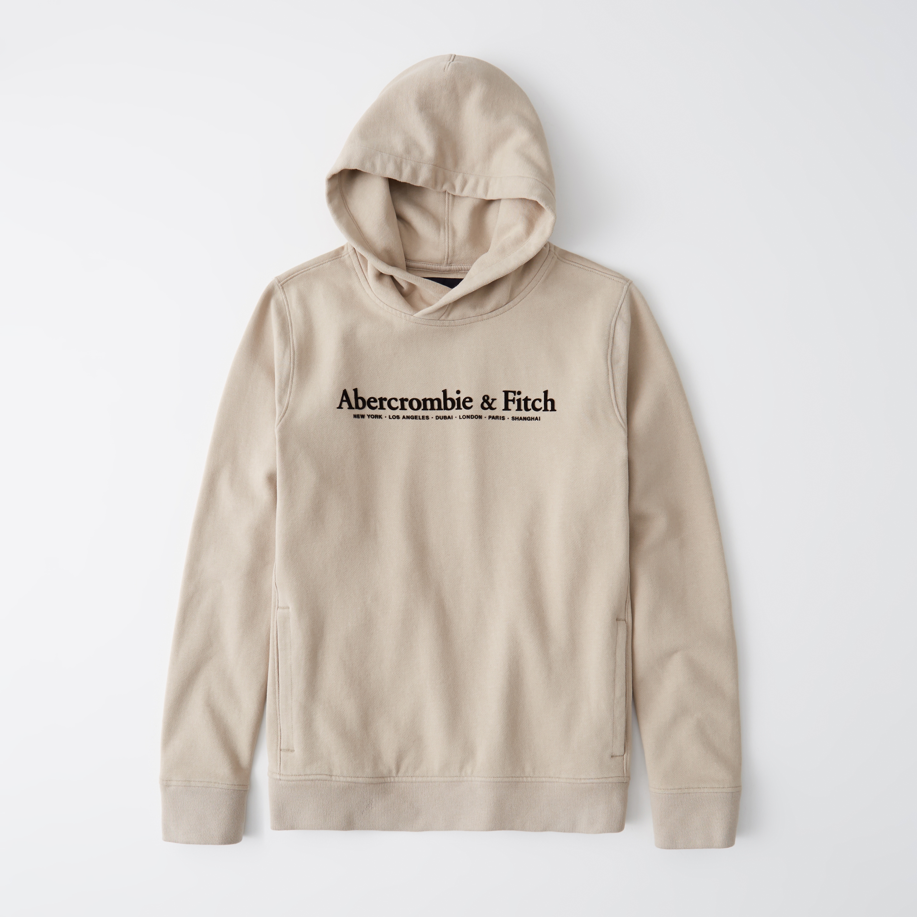 abercrombie and fitch logo hoodie