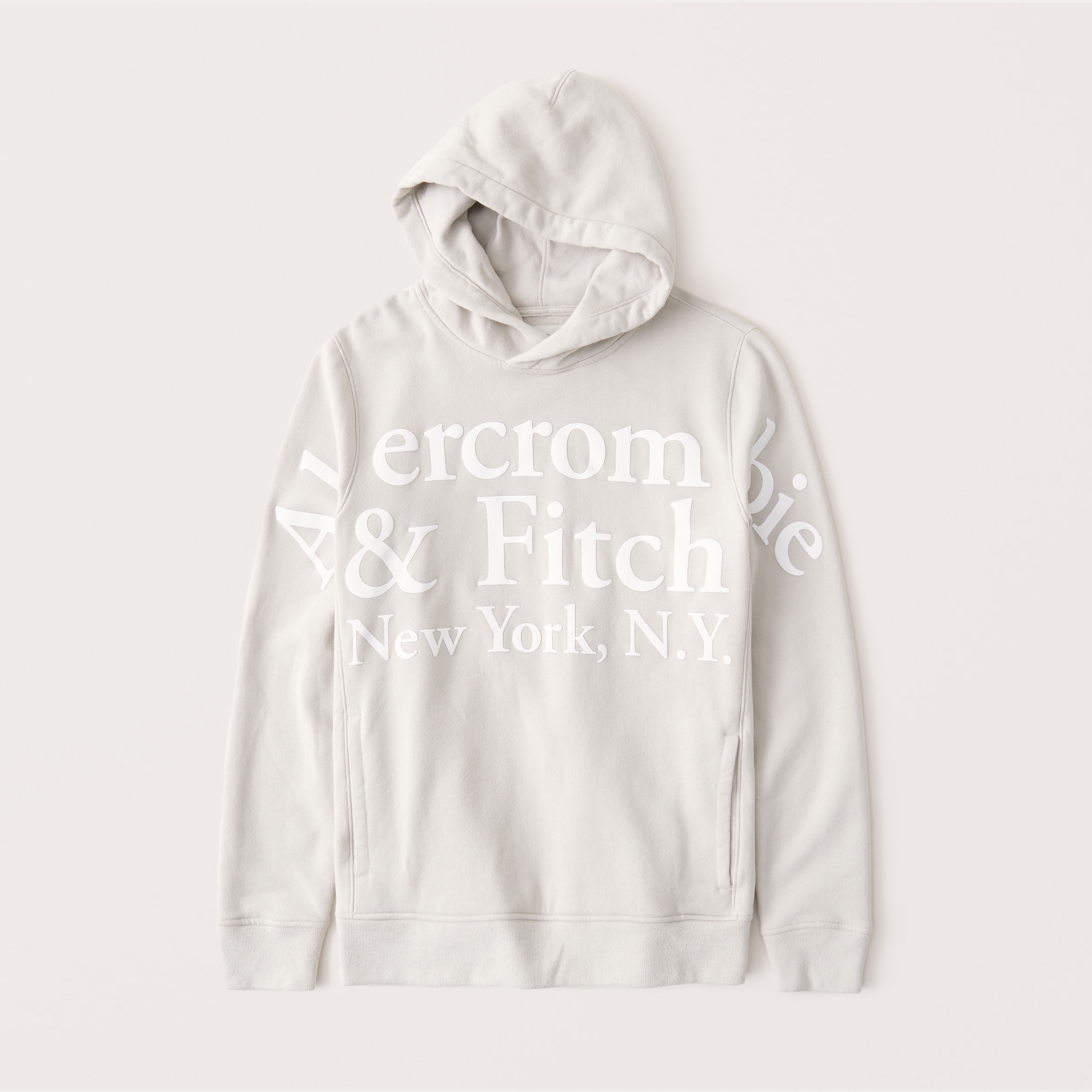 abercrombie logo hoodie