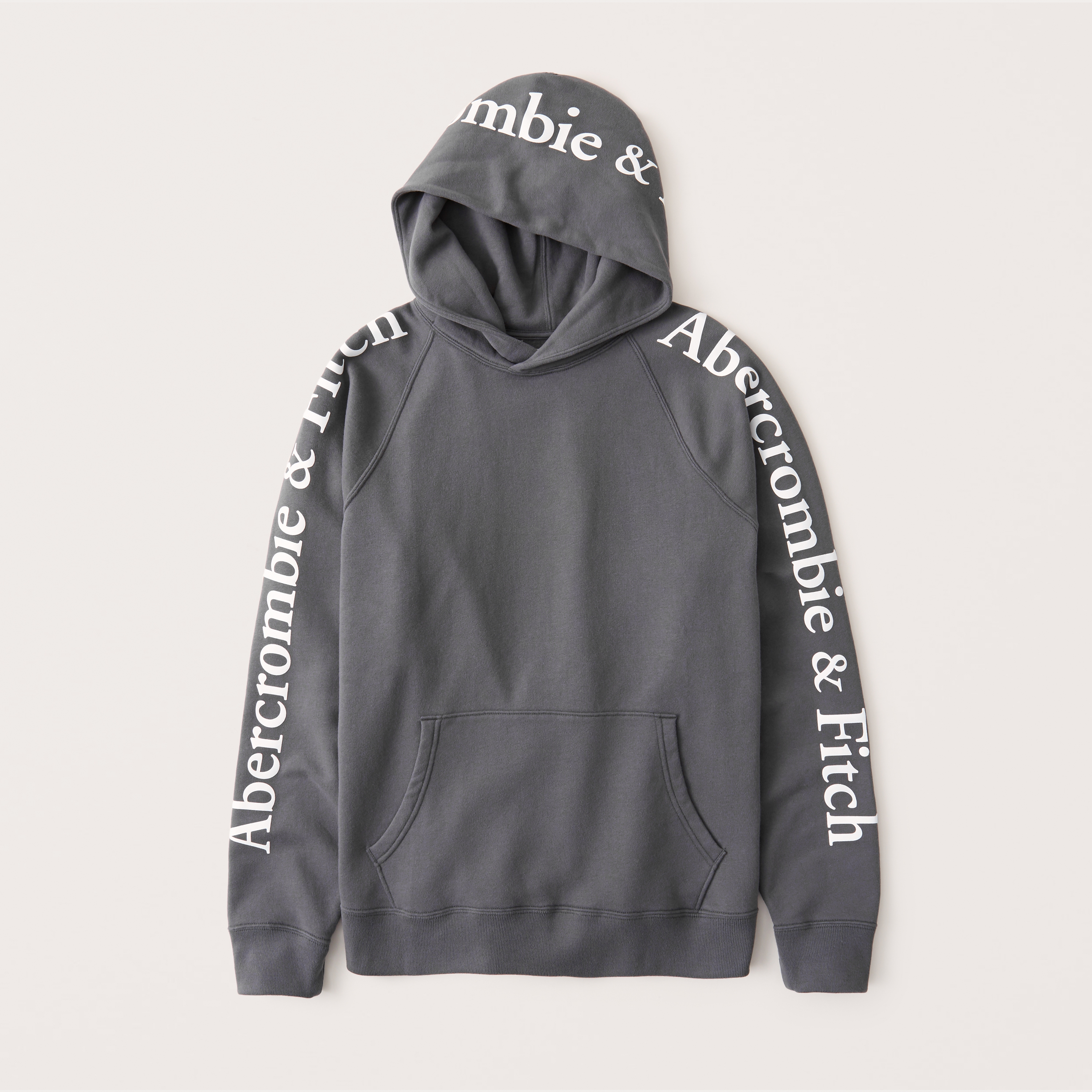 abercrombie exploded logo hoodie