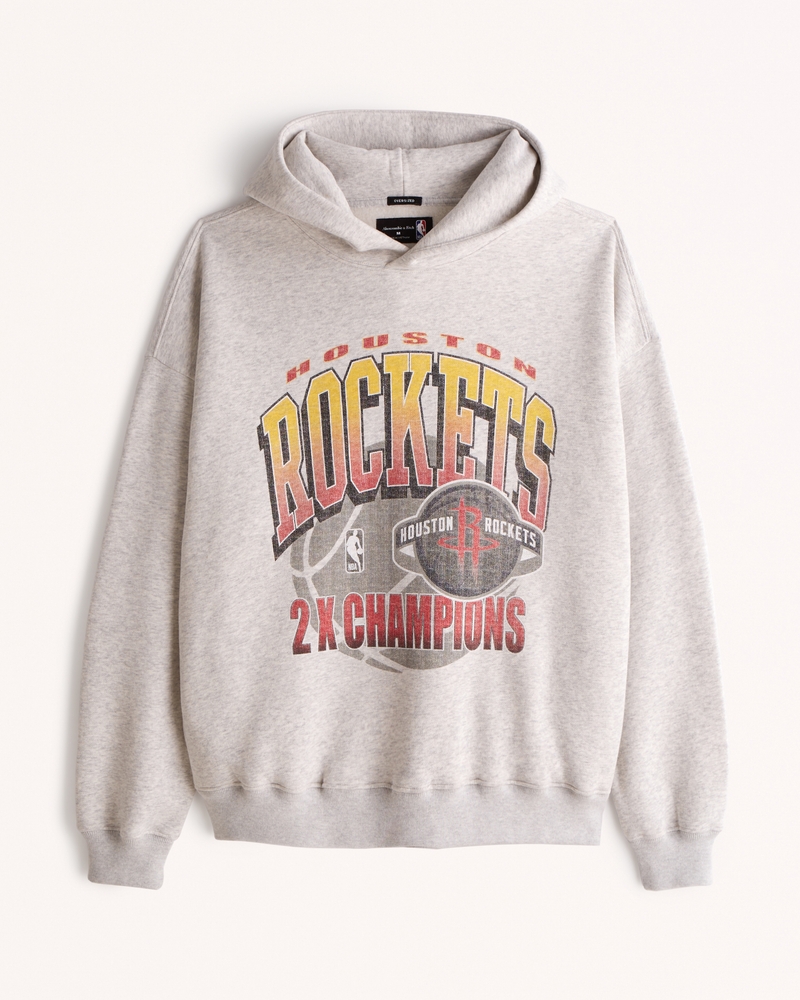 Men's Houston Rockets Graphic Popover Hoodie | Men's Tops | Abercrombie.com
