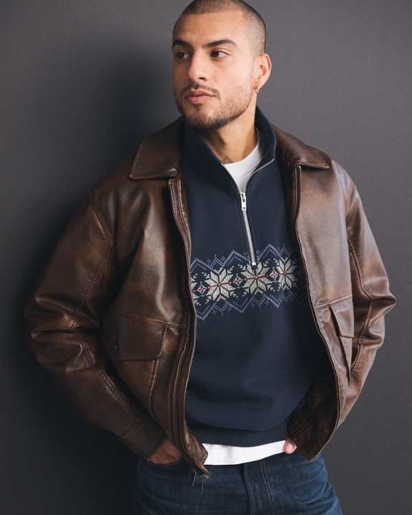 Essential Half-Zip Sweatshirt